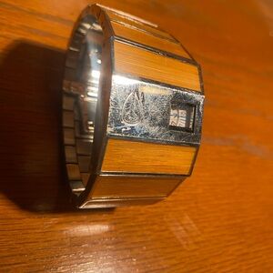 Stylish Yellow and Silver Watch